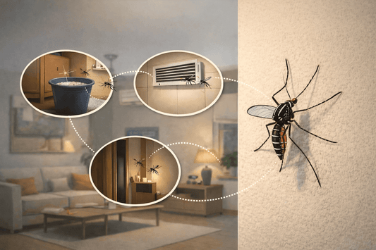 Pourquoi ai-je des moustiques chez moi alors que les fenêtres sont fermées ?