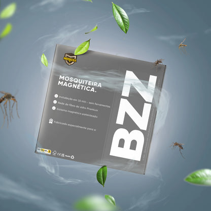 Mosquiteira magnética grande abertura