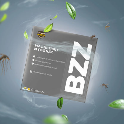 Magnetiskt myggnät stor öppning