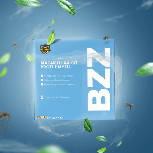 Magnetická síť proti hmyzu na okno