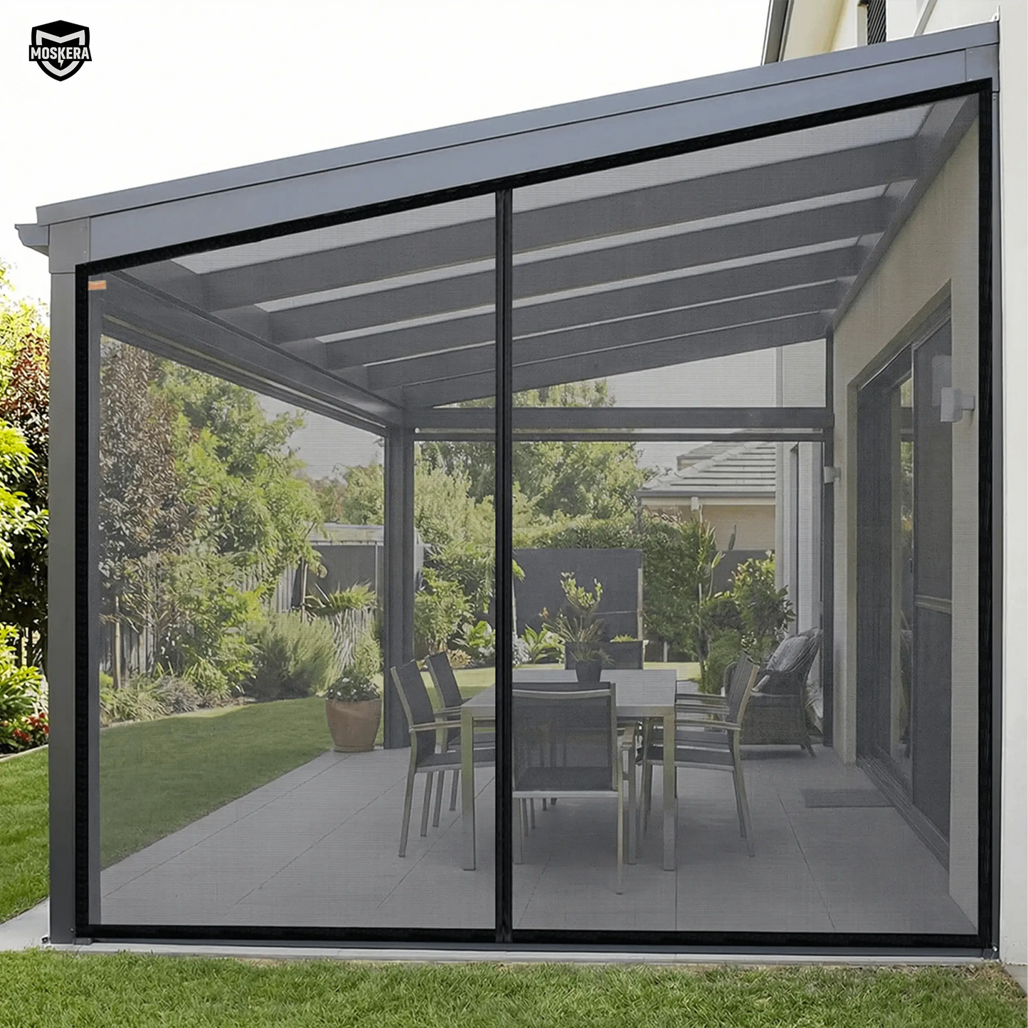 Moustiquaire magnétique ASYMÉTRIQUE