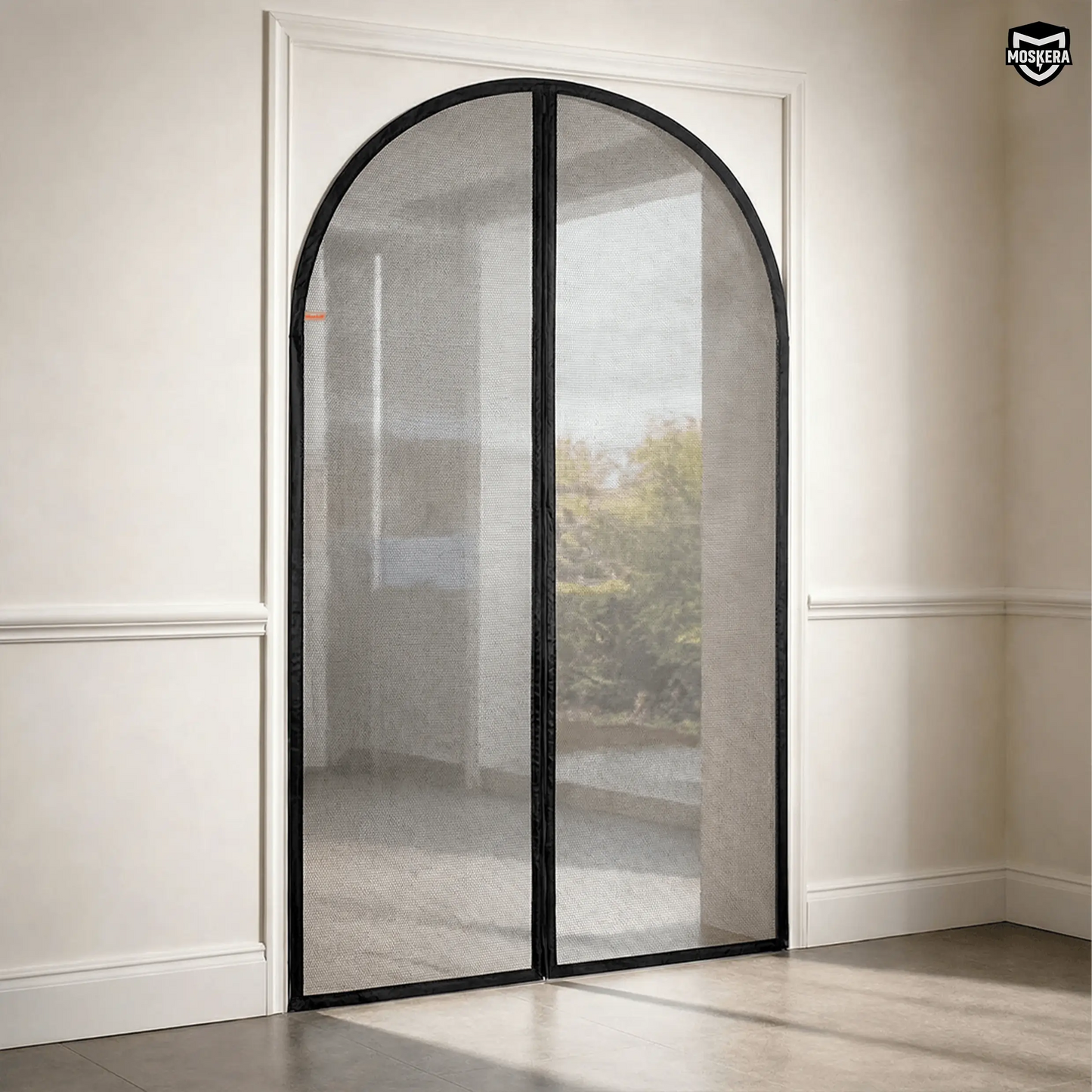 Magnetic ARCHED fly screen
